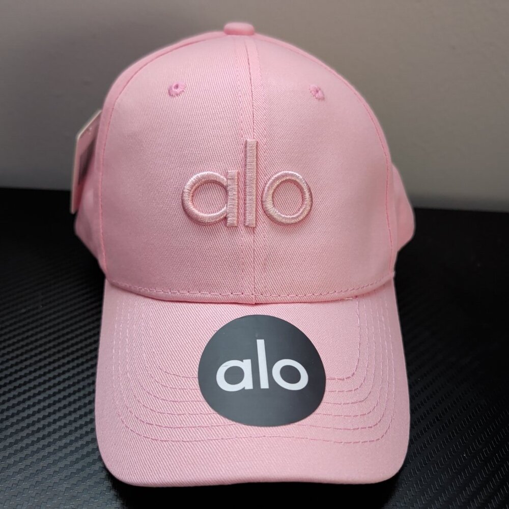 ALO "Off-Duty" Pink Color Unisex Adjustable Athletic/Sporty Designer Hat